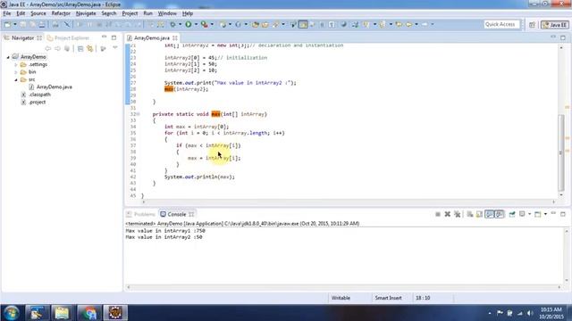How to pass Java array to a method? | Java Array (Java Array Pass to Method) | Java Tutorial смотреть онлайн