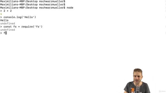 8 Working with the REPL vs Using Files смотреть онлайн