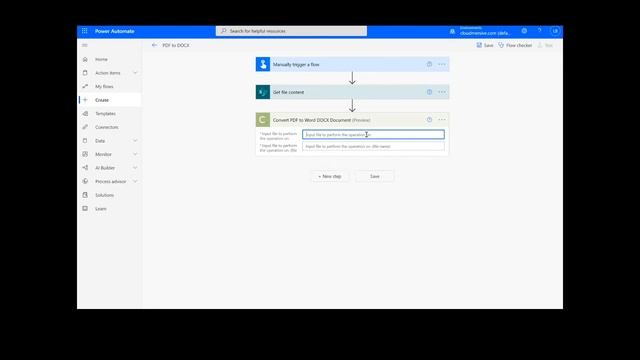 How to Convert PDF to DOCX in Power Automate and Logic Apps смотреть онлайн