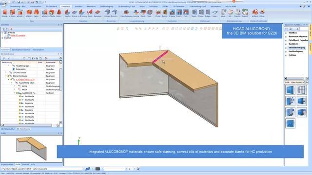 HiCAD ALUCOBOND®: ALUCOBOND® SZ20 смотреть онлайн