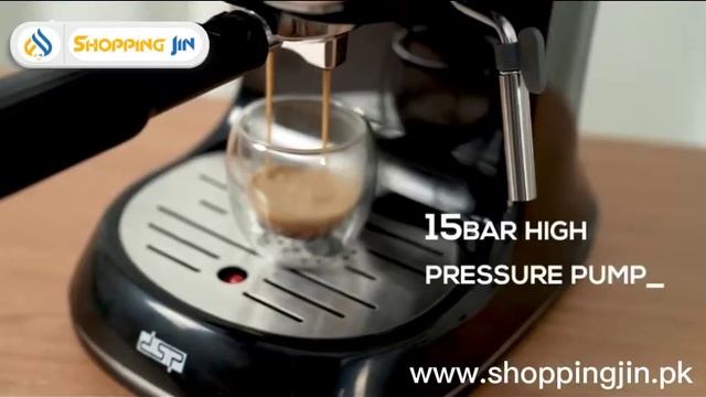 DSP KA3066 Coffee Maker Overview | Espresso Coffee Maker by Shoppingjin смотреть онлайн
