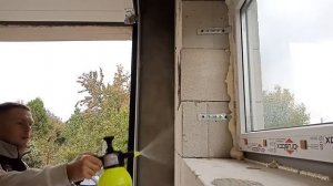 Штукатурим гараж из газобетона