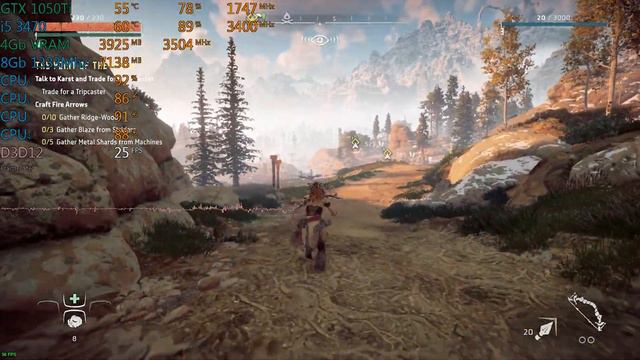 Horizon Zero Dawn - GTX 1050Ti | i5 3470 | 1080P 900P 720P смотреть онлайн