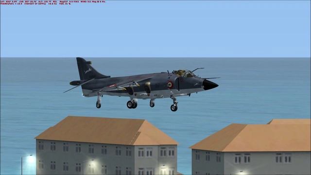 Testing the Harrier Jump Jet Wilco FSX 1080 hd смотреть онлайн