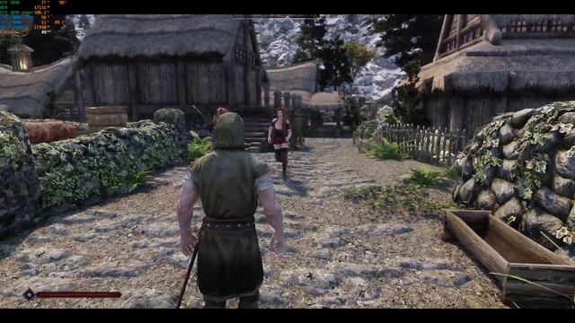 4k Skyrim SE 2022, Most Dynamic weather Mod. смотреть онлайн