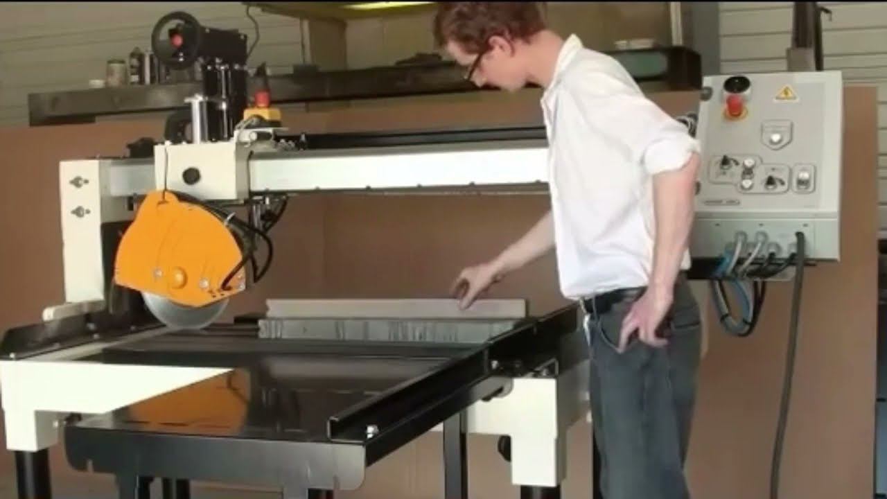 Резка толстой плиты станком AFR A, ACHILLI смотреть онлайн