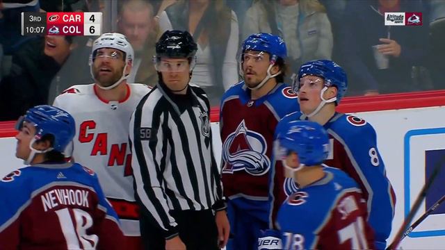 Cale Makar Throws Huge Hit On Jordan Staal смотреть онлайн