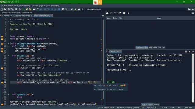 Importing time series tables into PCRaster and interpolation смотреть онлайн