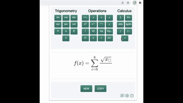 MATH Keys Tutorial - Online Equation Editor смотреть онлайн
