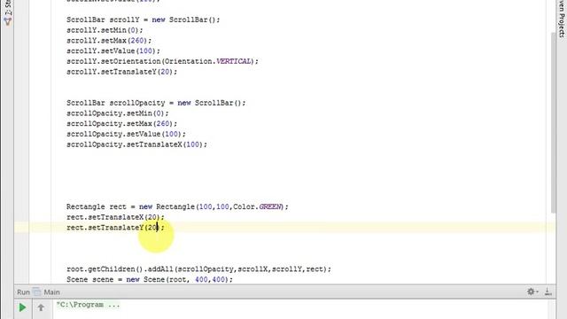 JavaFX. Tutorial#10. ScrollBar. (Урок 10, Полоса прокрутки) rus. смотреть онлайн