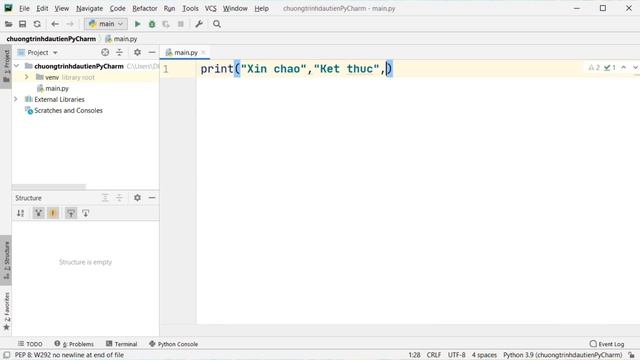 Bài 2. Hiển thị kết quả trên Python (Lập trình Python cơ bản - TDF) смотреть онлайн