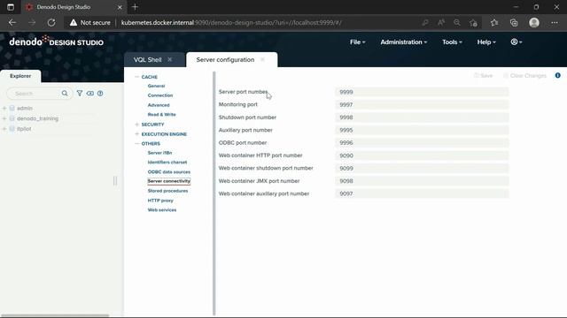 Virtual DataPort Server connectivity options смотреть онлайн