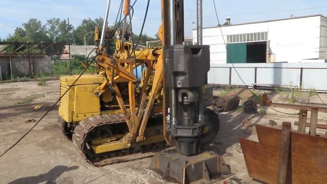 Молот сваебойный дизельный штанговый СП9 первые испытания смотреть онлайн