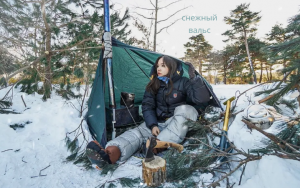 Одиночный поход в сильную вьюгу