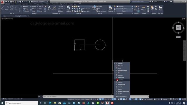 Autocad 2020 | Fundamental Training | Osnap Setting | Tagalog смотреть онлайн