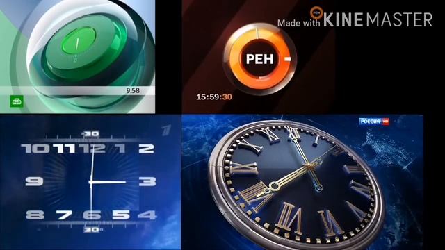 Коллаж из часов телеканалов смотреть онлайн