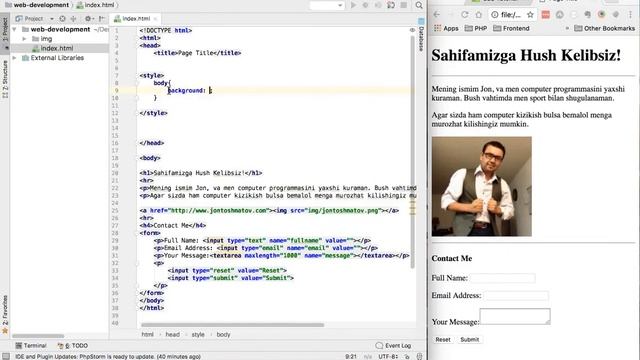 HTML and CSS 101 tutorial смотреть онлайн