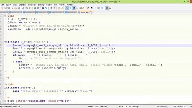 Bangla PHP OOP and MySQLi CRUD Tutorial (Part-04) смотреть онлайн