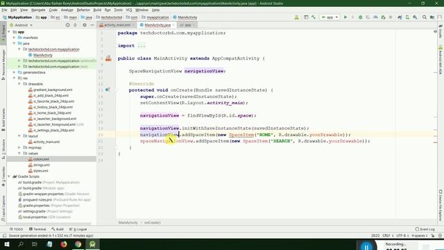 Create Smart Bottom Navigationbar | Bottom Navigationbar Customization in Android Studio смотреть онлайн