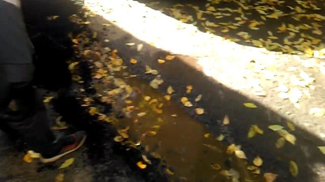 Асфальт закатывают в лужу (новая технология) Уфа смотреть онлайн