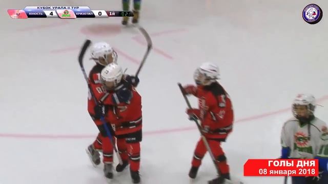 Голы дня 08 января 2018 Турнир Кубок Урала среди команд 2007 гр II тур Группа 2 смотреть онлайн