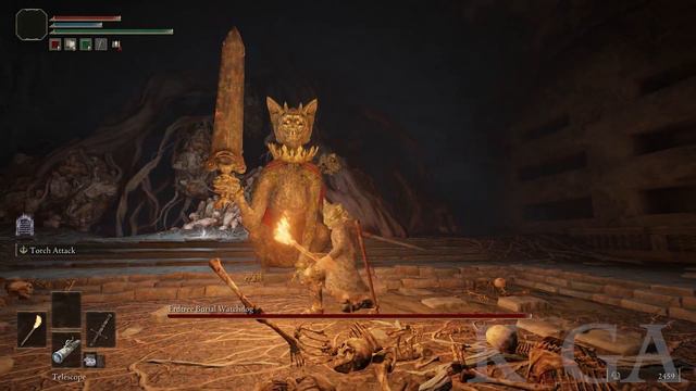 ELDEN RING - THE CREEPIEST BOSS IN ELDEN RING | ERDTREE BURIAL WATCHDOG CLOSE-UP смотреть онлайн