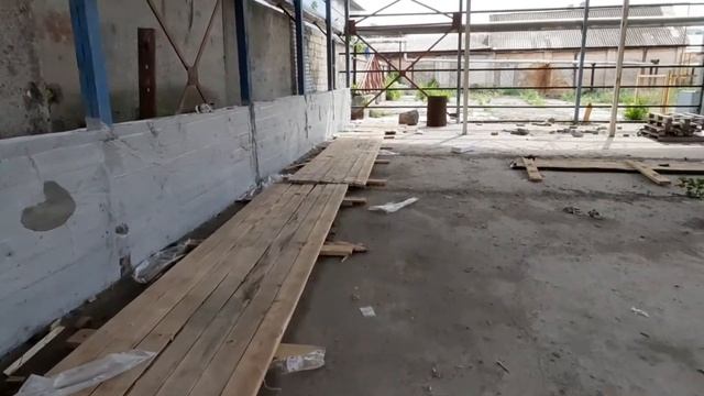 Подпорная стена. Установка опалубки. Принятие бетона.