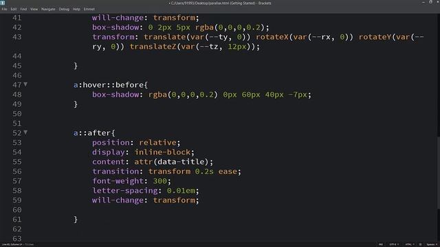 Parallax Button Hover Animation effect - Parallax Button смотреть онлайн