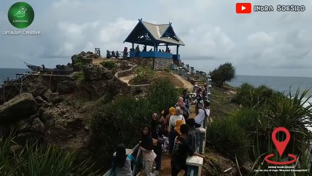 Tour beach in Central Java ll Kukup beach location ll in The city of Jogja , Gunungkidul . смотреть онлайн