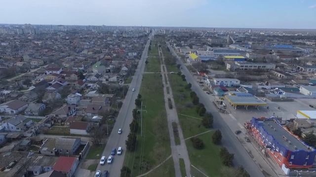 Евпатория Вид с воздуха ул. 2-й Гвардейской Армии,14 Склад-магазин Олимп смотреть онлайн