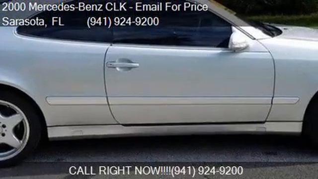 2000 Mercedes-Benz CLK CLK 320 2dr Coupe for sale in Sarasot смотреть онлайн