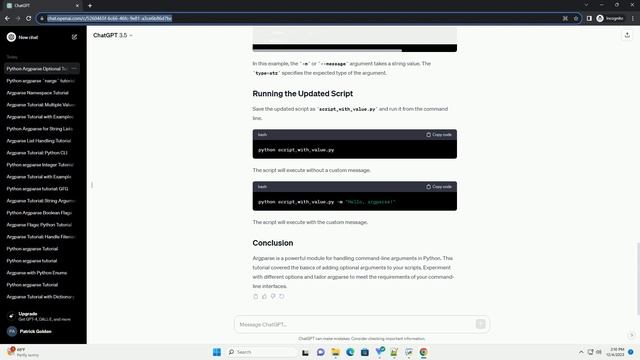 python argparse optional смотреть онлайн