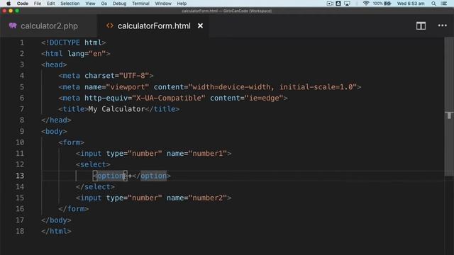 Calculator in PHP смотреть онлайн