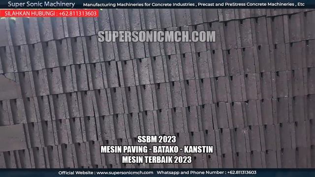 MESIN PAVING,MESIN BATAKO,MESIN KANSTIN.SEMI AUTOMATIC.SUPERSONICMCH.COM. WA : +62.811313603. смотреть онлайн