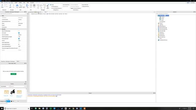 ROBLOX Studio Script Editor Lag смотреть онлайн