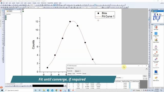 How to plot Histogram in Origin | Mean | Fitting смотреть онлайн