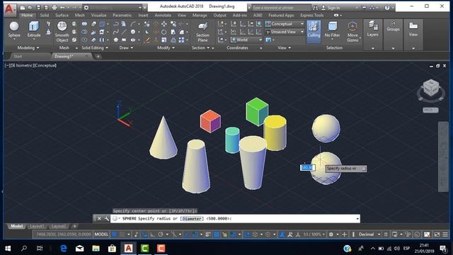 CURSO AUTOCAD 2018 - SESIÓN 02 3D смотреть онлайн
