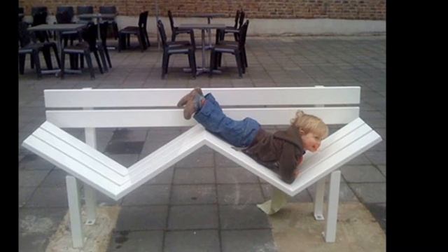 Самые прикольные скамейки в мире