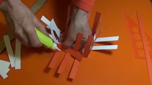 Корзинка из картона двух цветов своими руками