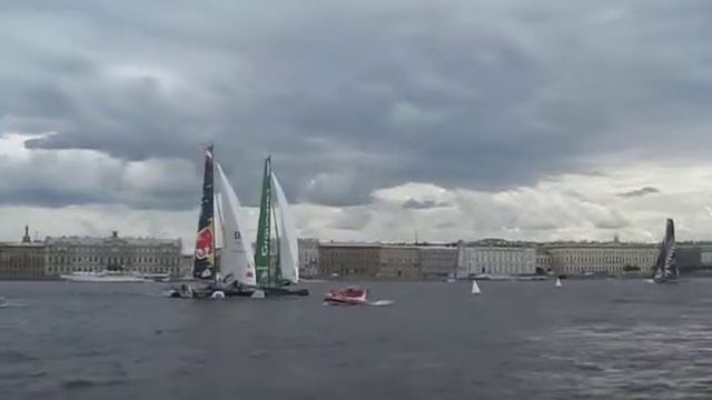Парусные гонки Extreme Sailing Series™ в СПб смотреть онлайн