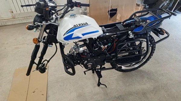 Часть 1. Сборка мопеда MotoLend Alpha Forester RS11 (LM48-B)