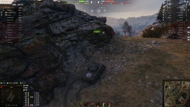 M4A3E8 Thunderbolt VII 4 Kills 3,5 K Damage World of Tanks смотреть онлайн