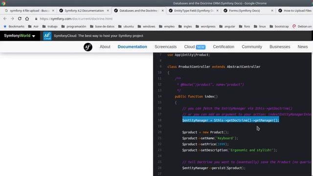 Symfony 4 subir archivo y guardar en base de datos смотреть онлайн