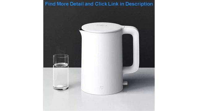 Review 2020 NEW XIAOMI MIJIA Electric Water Kettle 1A 1.5L Instant Heating Kitchen Appliances Elect смотреть онлайн