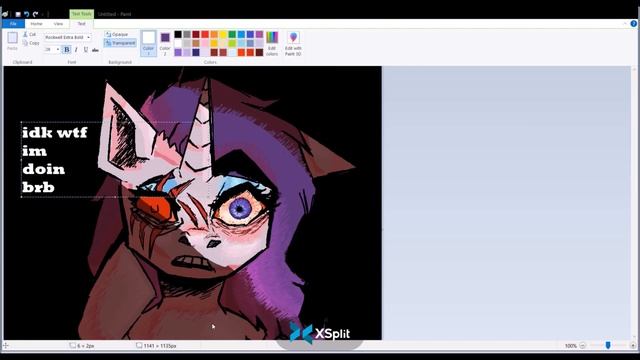 (MLP Gore) Scratched- MS Paint Speedpaint смотреть онлайн