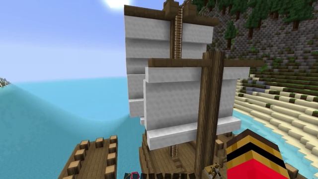 КОРАБЛИ в MINECRAFT - Ship Mod смотреть онлайн