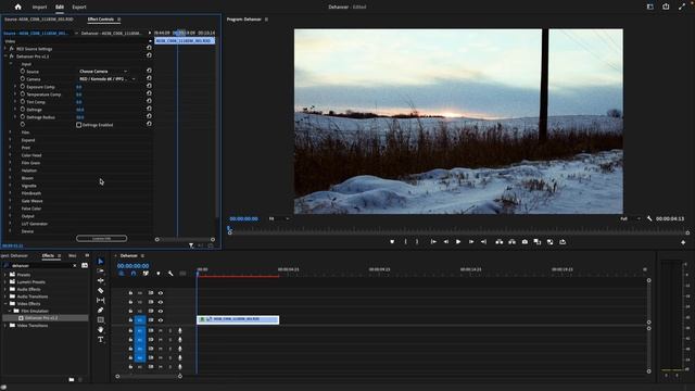 The FILM LOOK with DEHANCER + Premiere Pro смотреть онлайн