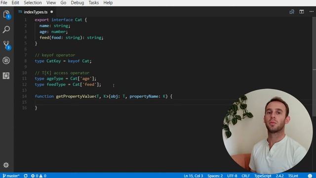 TypeScript - Index Types Operators смотреть онлайн