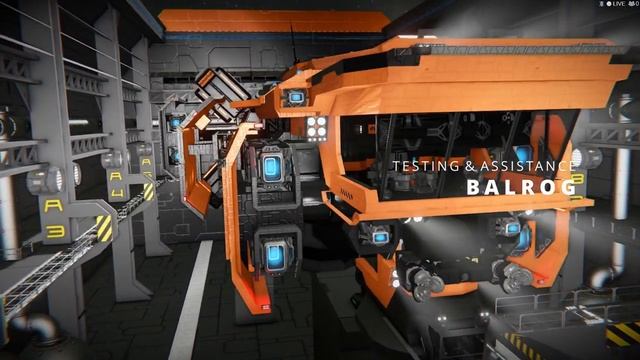 [SPACE ENGINEERS] Argo Mole - Cinematic Teaser - Mining Vessel/Ship leaves Shipyard смотреть онлайн