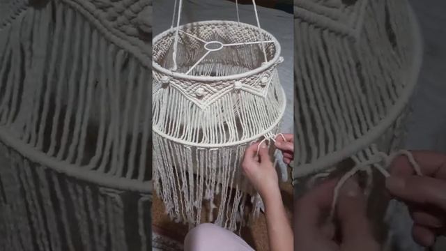 Макраме. Абажур. Урок 9 смотреть онлайн